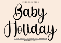 Baby Holiday Font - Featured Image