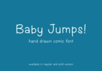 Baby Jumps Font - Featured Image