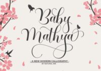 Baby Mathya Font - Featured Image