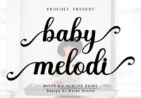 Baby Melodi Font - Featured Image