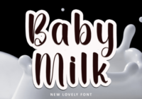 Baby Milk Font - Featured Image