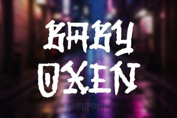 Baby Oxen Font - Featured Image