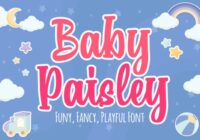 Baby Paisley Font - Featured Image
