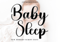 Baby Sleep Font - Featured Image