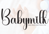 Babymilk Font - Featured Image