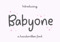Babyone Font - Featured Image