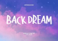 Back Dream Font - Featured Image