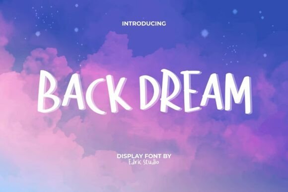 Back Dream Font - Featured Image