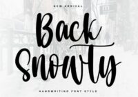 Back Snowty Font - Featured Image