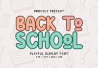 Back to School Regular Font Font - Featured Image