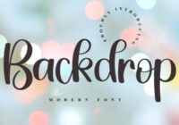 Backdrop Font - Featured Image