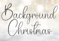 Background Christmas Font - Featured Image