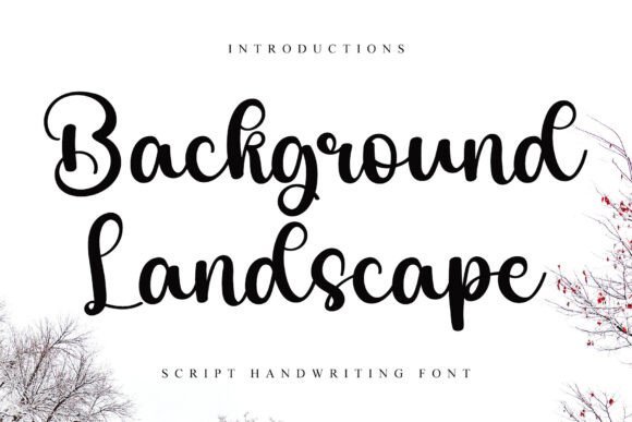 Background Landscape Font - Featured Image