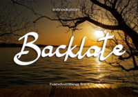 Backlate Font - Featured Image