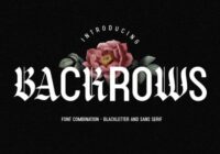 Backrows Font - Featured Image