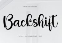 Backshift Font - Featured Image