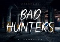 Bad Hunters Font - Featured Image