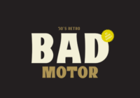 Bad Motor Font - Featured Image