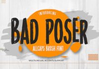 Bad Poser Font - Featured Image
