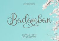 Badamban Font - Featured Image