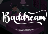 Baddream Font - Featured Image