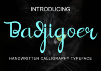 Badjigoer Font - Featured Image