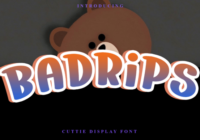 Badrips Font - Featured Image