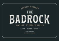 Badrock Font - Featured Image
