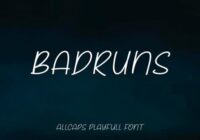 Badruns Font - Featured Image