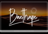 Baethape Font - Featured Image