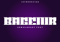 Bagenir Font - Featured Image