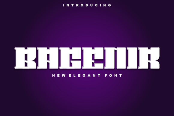 Bagenir Font - Featured Image