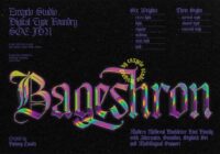 Bageshron Font - Featured Image