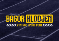 Bagor Klodjen Font - Featured Image