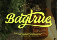 Bagtrue Font - Featured Image