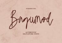 Bagumod Font - Featured Image