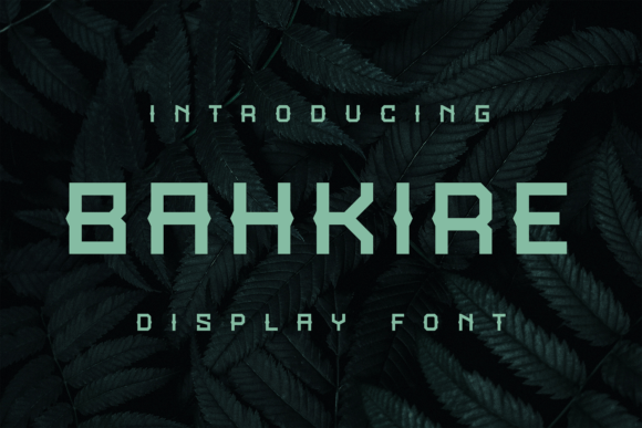 Bahkire Font - Featured Image