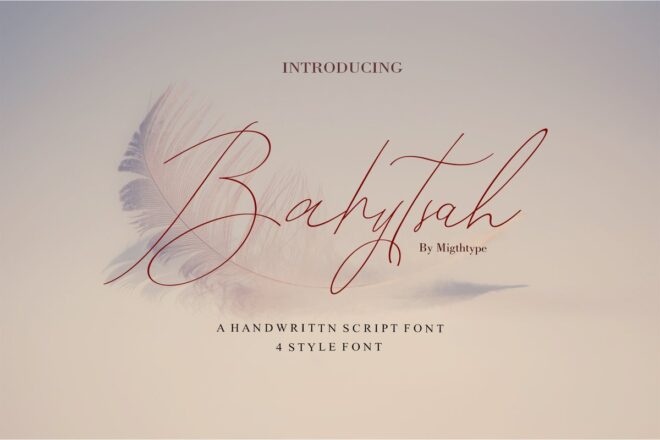 Bahytsah Font - Featured Image
