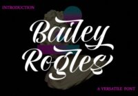 Bailey Rogles Font - Featured Image
