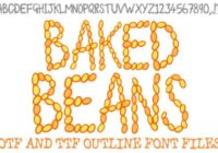 Baked Beans Font - Featured Image