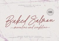Baked Salmon Font - Featured Image