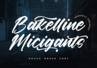 Bakelline Micigants Font - Featured Image