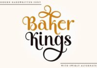 Baker Kings Font - Featured Image