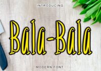 Bala-bala Font - Featured Image