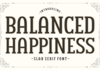 Balanced Happiness Font - Featured Image