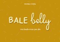 Bale Belly Font - Featured Image