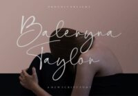 Baleryna Taylor Font - Featured Image