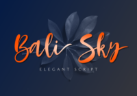 Bali Sky Font - Featured Image