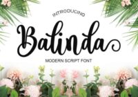 Balinda Font - Featured Image