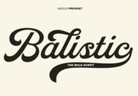 Balistic Font - Featured Image
